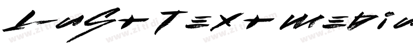 Lust Text Medium字体转换